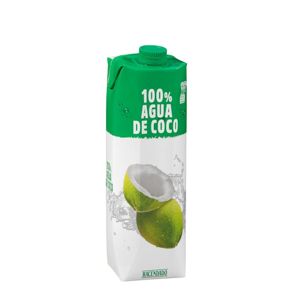 Agua de coco 100% Hacendado