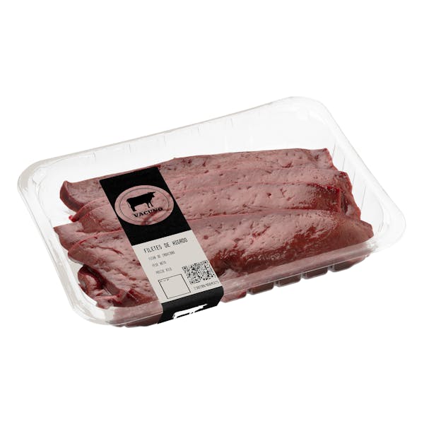 Filetes hígado de vacuno