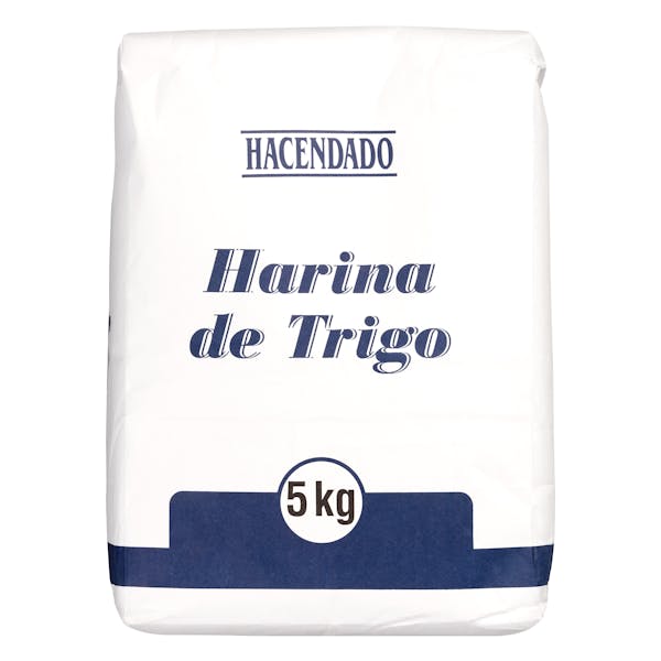 Harina de trigo grande Hacendado