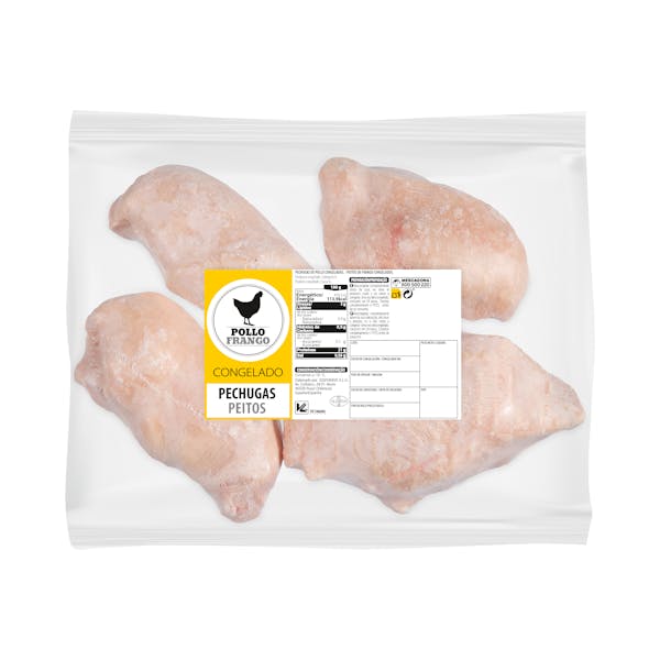 Pechugas de pollo enteras congeladas