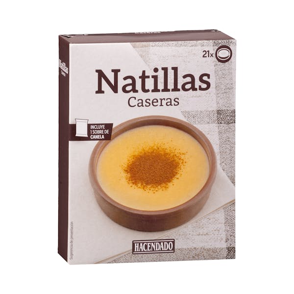 Preparado en polvo natillas Hacendado