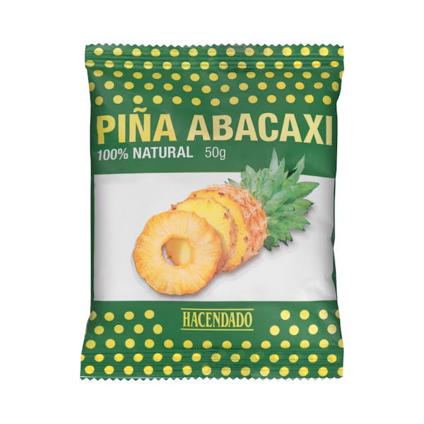 Piña deshidratada Hacendado