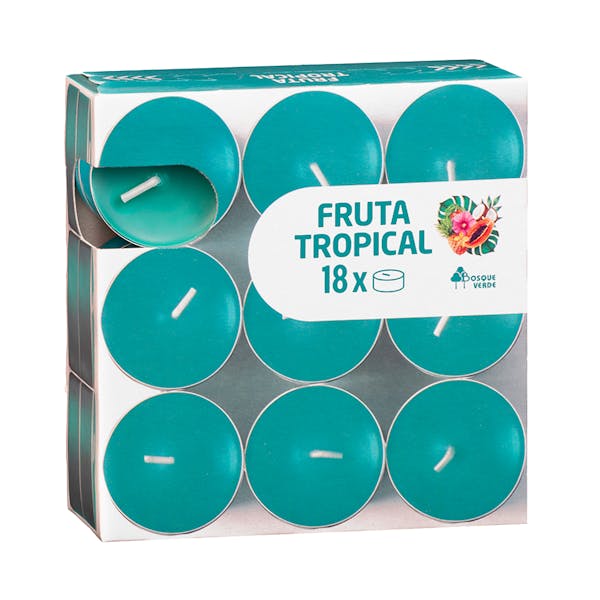 Vela perfumada Fruta Tropical Bosque Verde