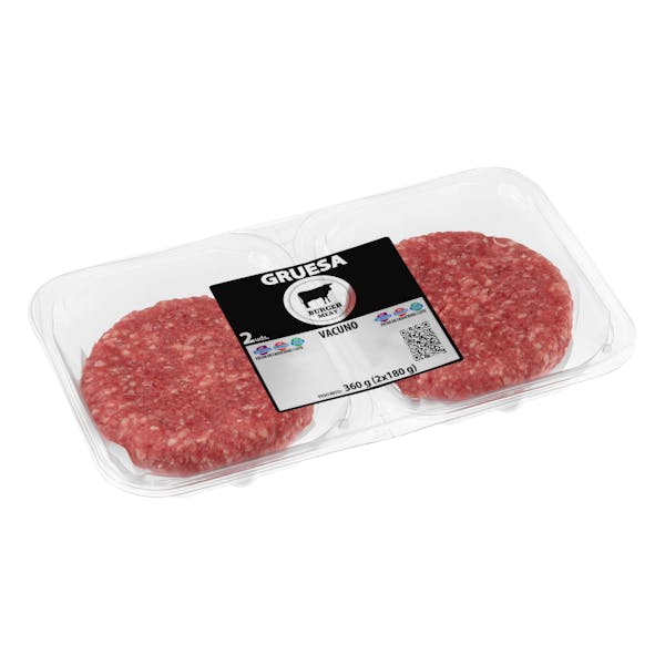 Burger de vacuno gruesas