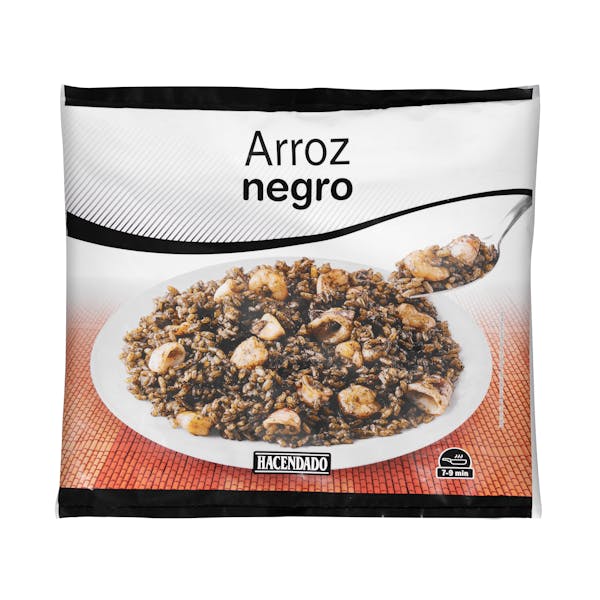 Arroz negro Hacendado ultracongelado