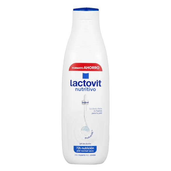 Gel de baño nutritivo Lactovit piel normal y seca