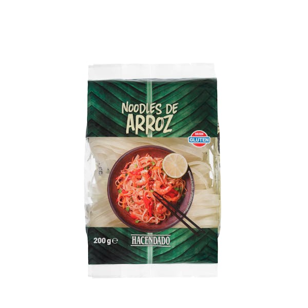 Noodles de arroz Hacendado