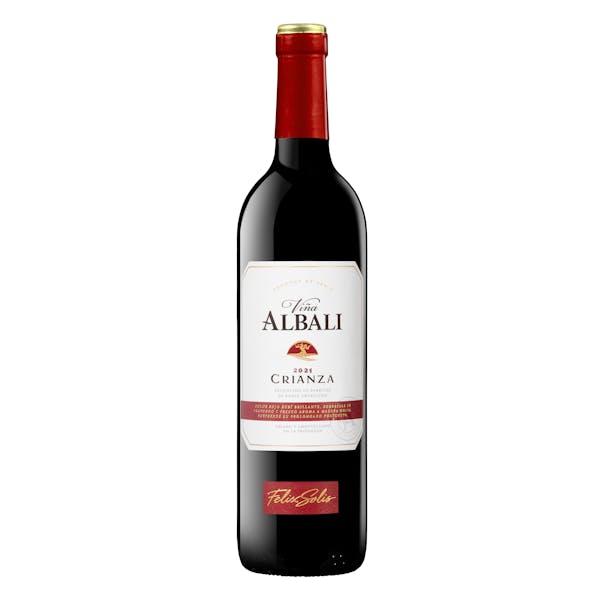 Vino tinto crianza Viña Albali DO Valdepeñas