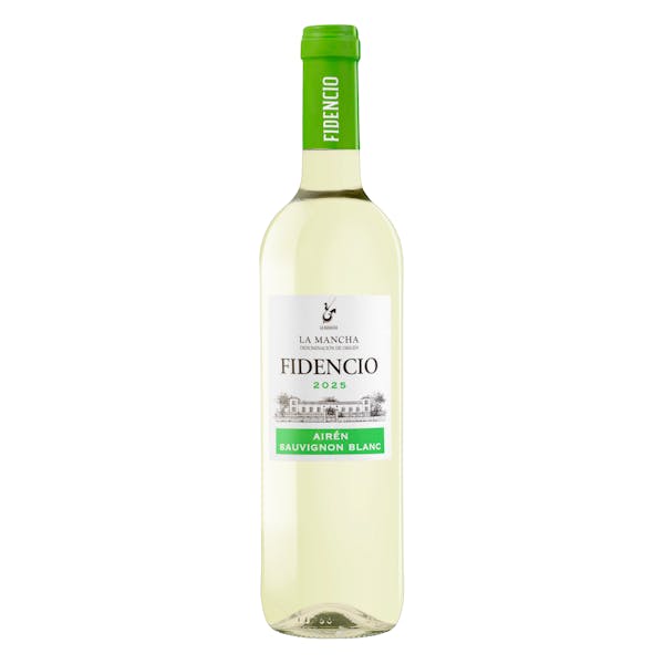 Vino blanco Airén Sauvignon Blanc Fidencio DO La Mancha