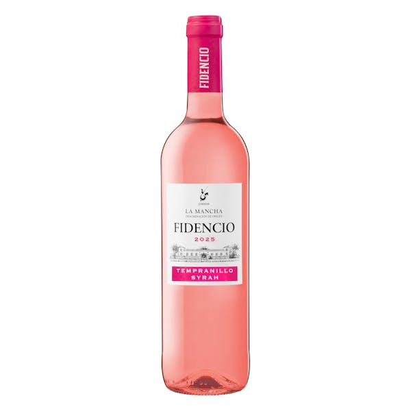 Vino rosado tempranillo syrah Fidencio DO La Mancha