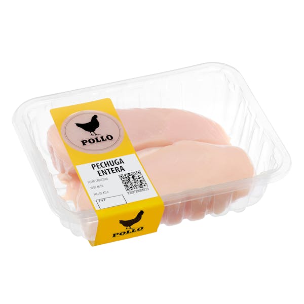 Pechugas enteras de pollo