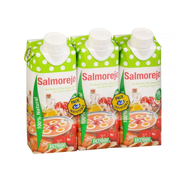 Salmorejo al estilo cordobés Hacendado