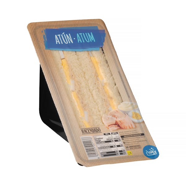 Sándwich atún y huevo Hacendado
