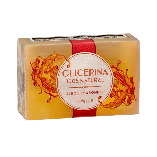 Jabón de manos en pastilla glicerina 100% natural Deliplus