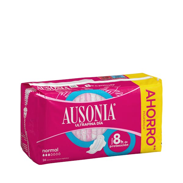 Compresa ultrafina normal Ausonia con alas