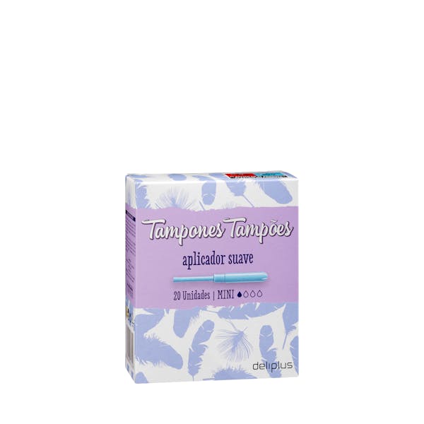 Tampones mini Deliplus con aplicador suave