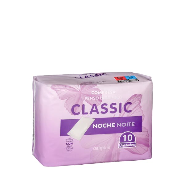 Compresa classic noche Deliplus con alas