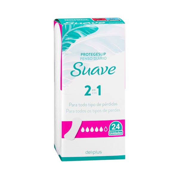 Protegeslip suave 2 en 1 Deliplus