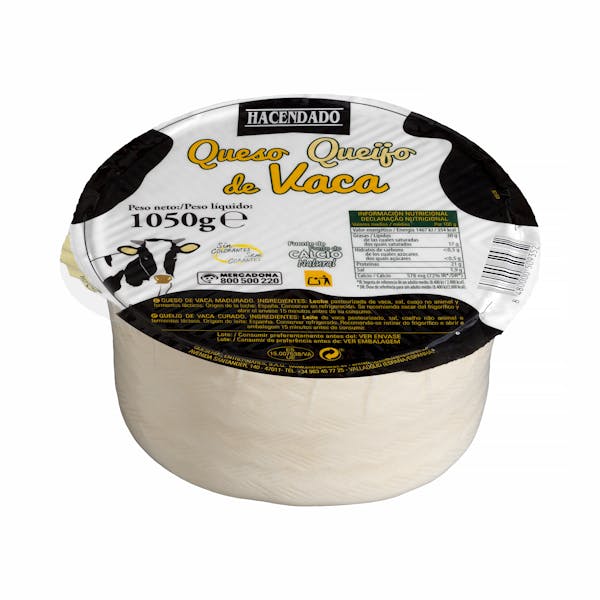 Queso tierno de vaca Hacendado