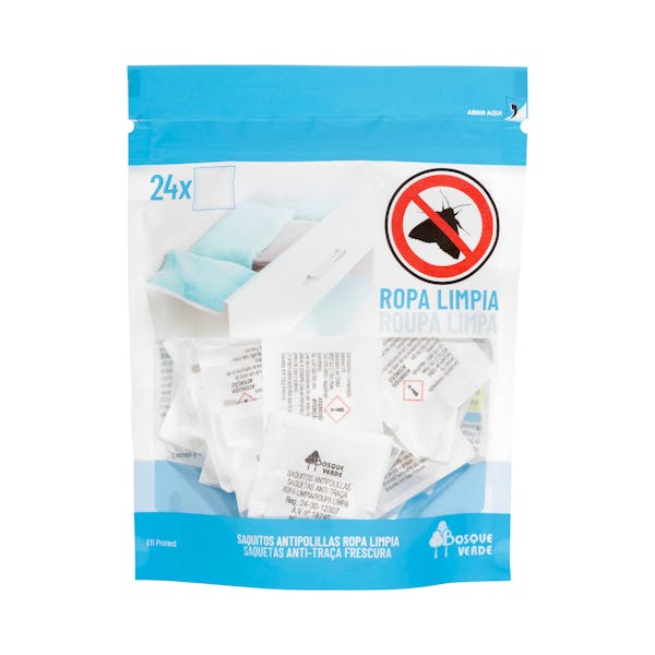Saquitos antipolillas Ropa Limpia Bosque Verde