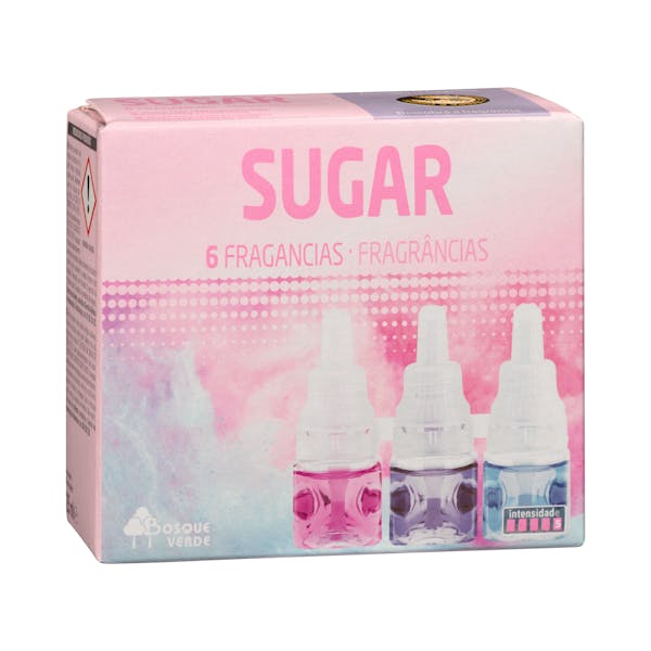 Recambio ambientador eléctrico Sugar 6 fragancias Bosque Verde