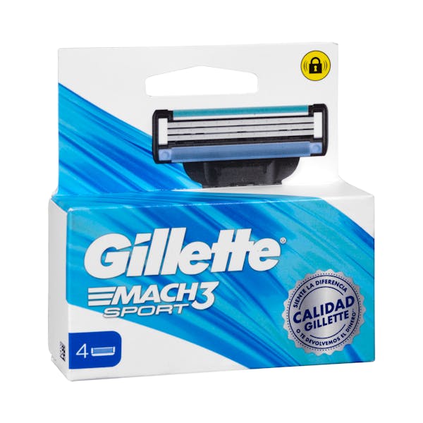 Recambios maquinilla de afeitar Gillette Mach Sport 3 hojas