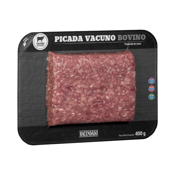 Preparado de carne picada vacuno