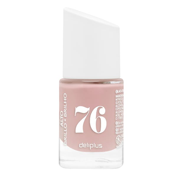 Laca de uñas alto brillo Deliplus 76 rosa medio