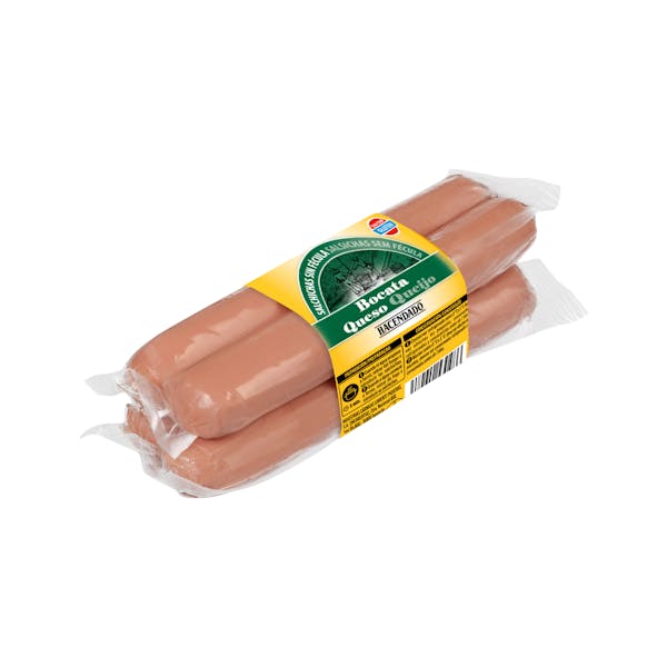 Salchichas cocidas bocata queso Hacendado