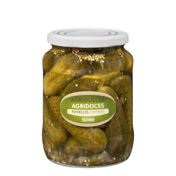 Pepinillos agridulces Hacendado