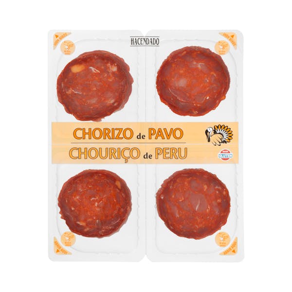 Chorizo de pavo extra Hacendado lonchas