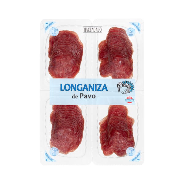 Longaniza de pavo extra Hacendado lonchas