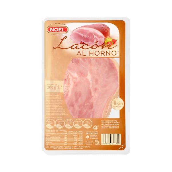 Lacón al horno Noel lonchas