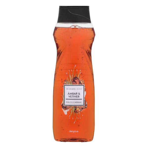 Gel de baño ambar y vetiver Deliplus piel normal