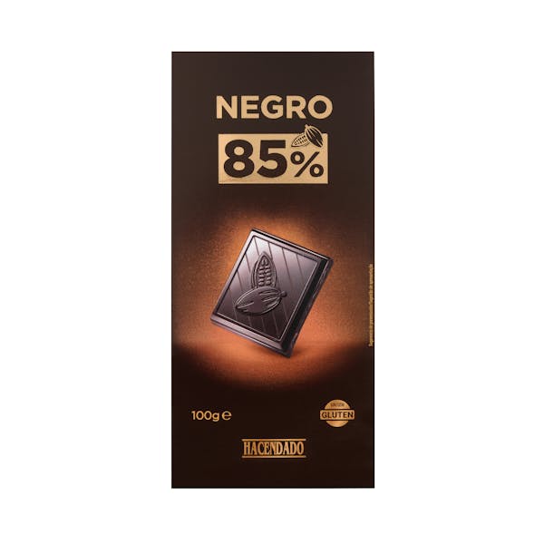 Chocolate negro 85% cacao Hacendado