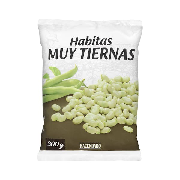 Habitas muy tiernas Hacendado ultracongeladas