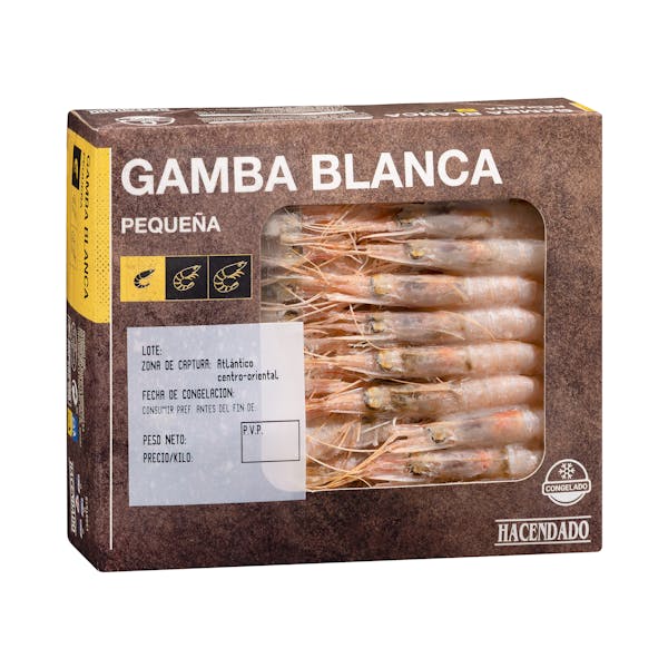 Gamba arrocera pequeña Hacendado congelada