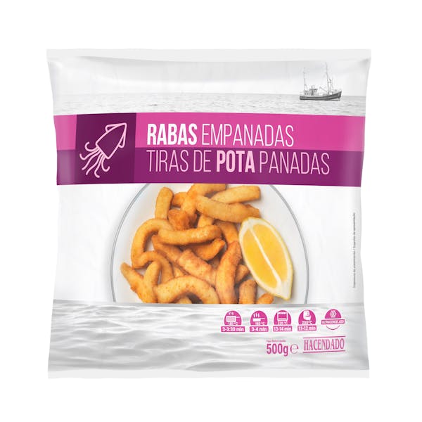Rabas empanadas Hacendado ultracongeladas
