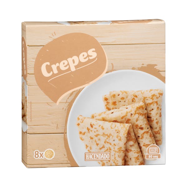Crepes Hacendado ultracongelados