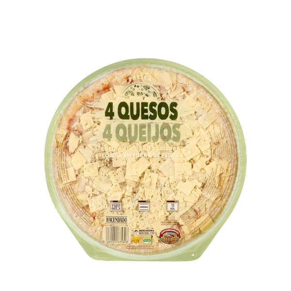 Pizza 4 quesos Hacendado