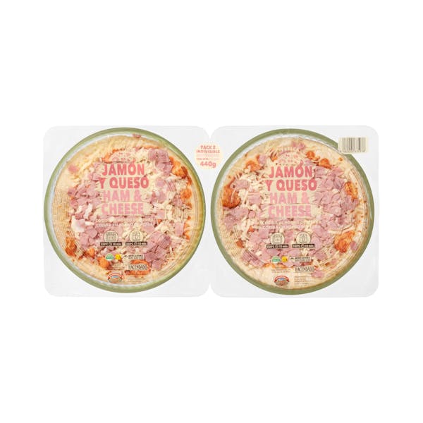 Pizza jamón y queso Hacendado