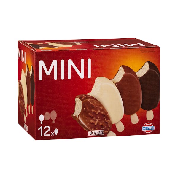 Mini helado bombón surtido Hacendado