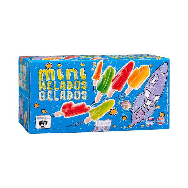 Mini helados hielo sorbetes Hacendado