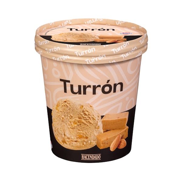 Helado de turrón Hacendado