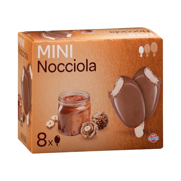 Mini helado bombón sabor nocciola Hacendado