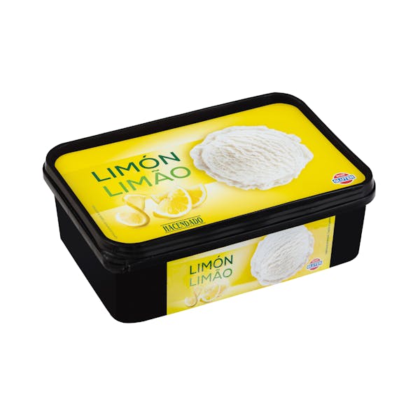 Helado sorbete con limón Hacendado