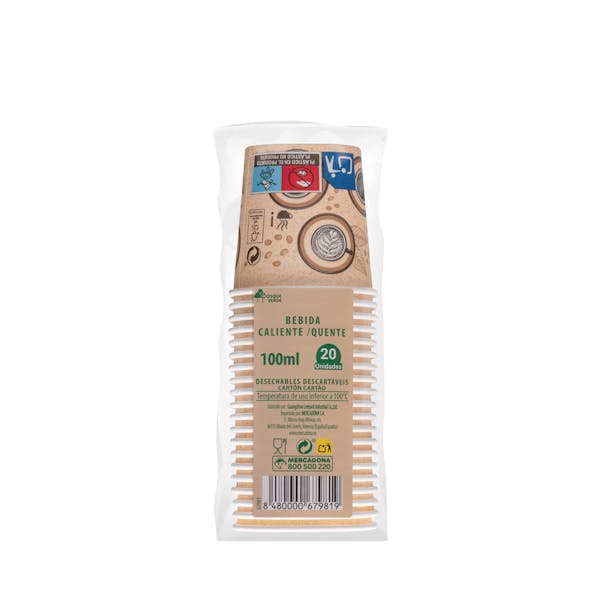 Vaso pequeño Bosque Verde apto para bebida caliente