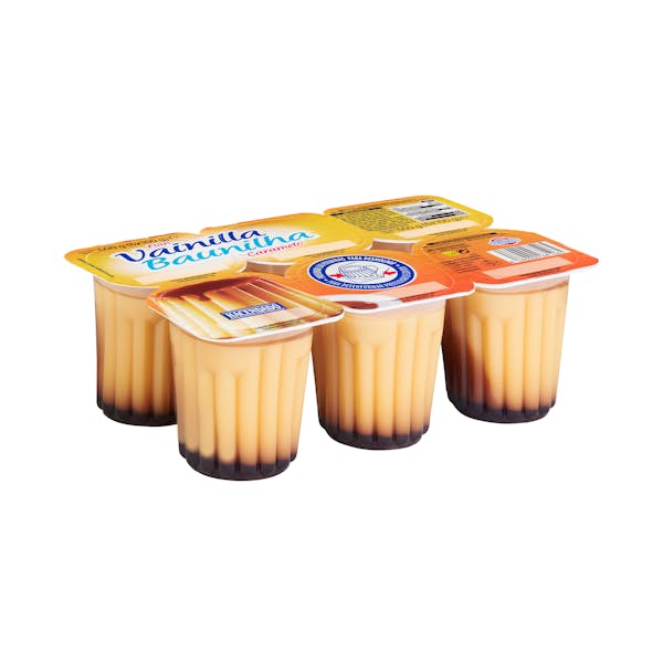 Flan de vainilla con caramelo Hacendado