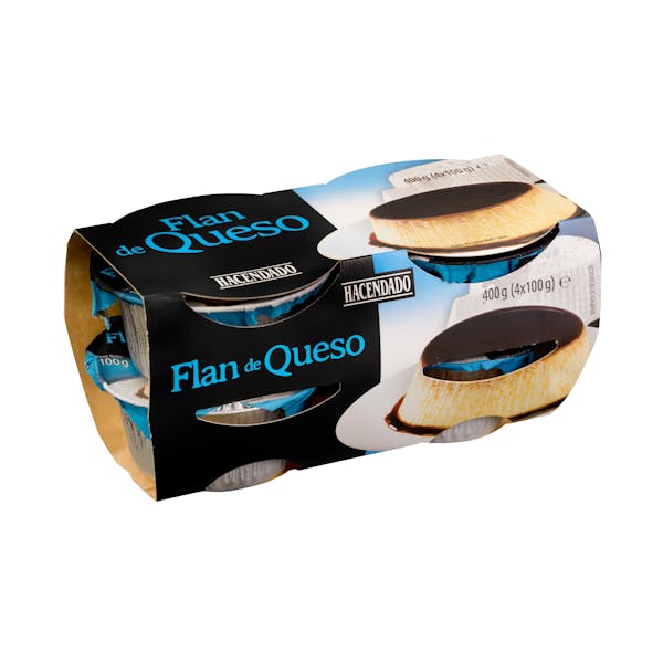 Flan de queso Hacendado
