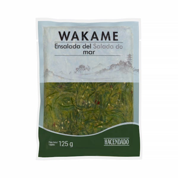 Wakame ensalada de alga marina Hacendado congelada